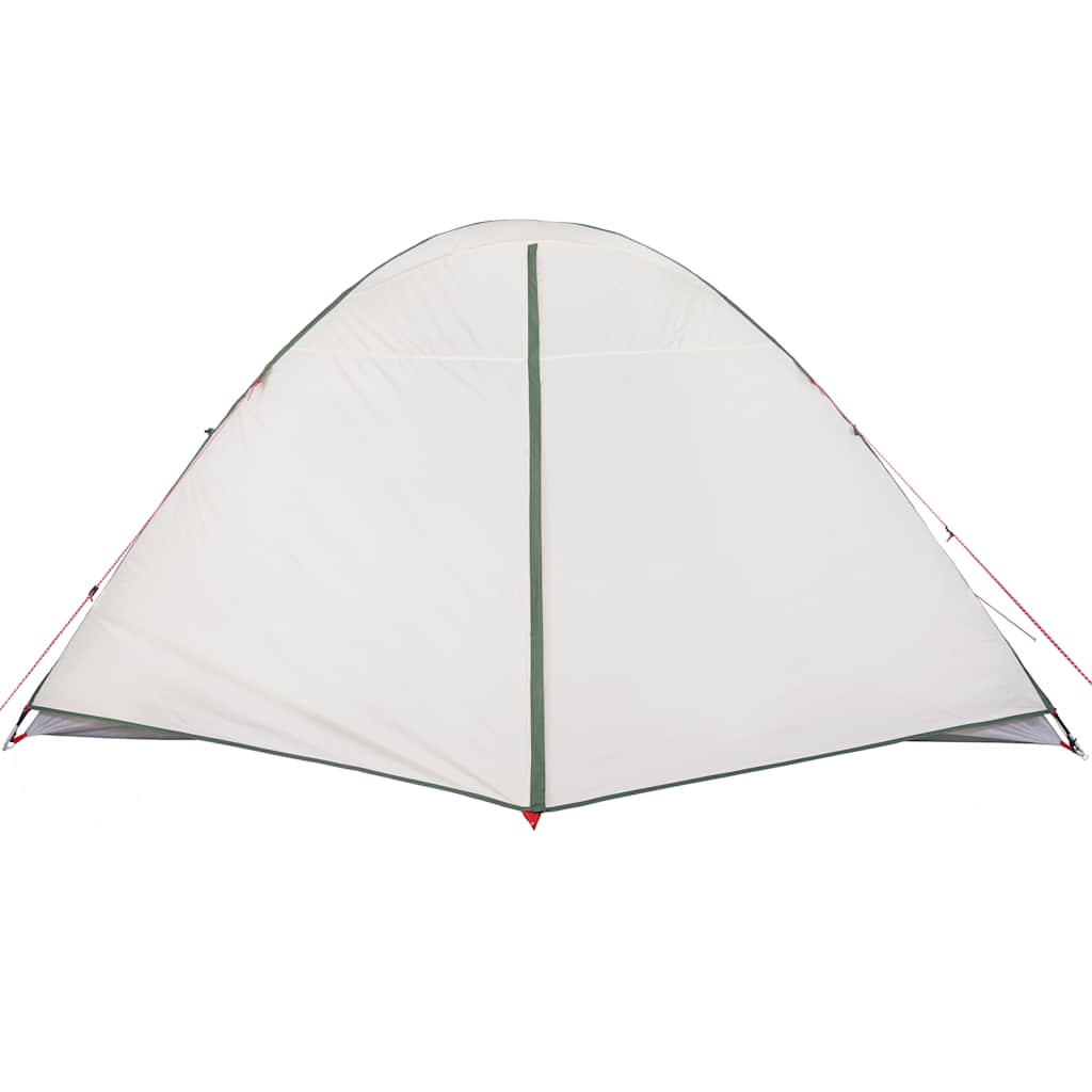 Camping tent, green, six-person, dome-shaped
