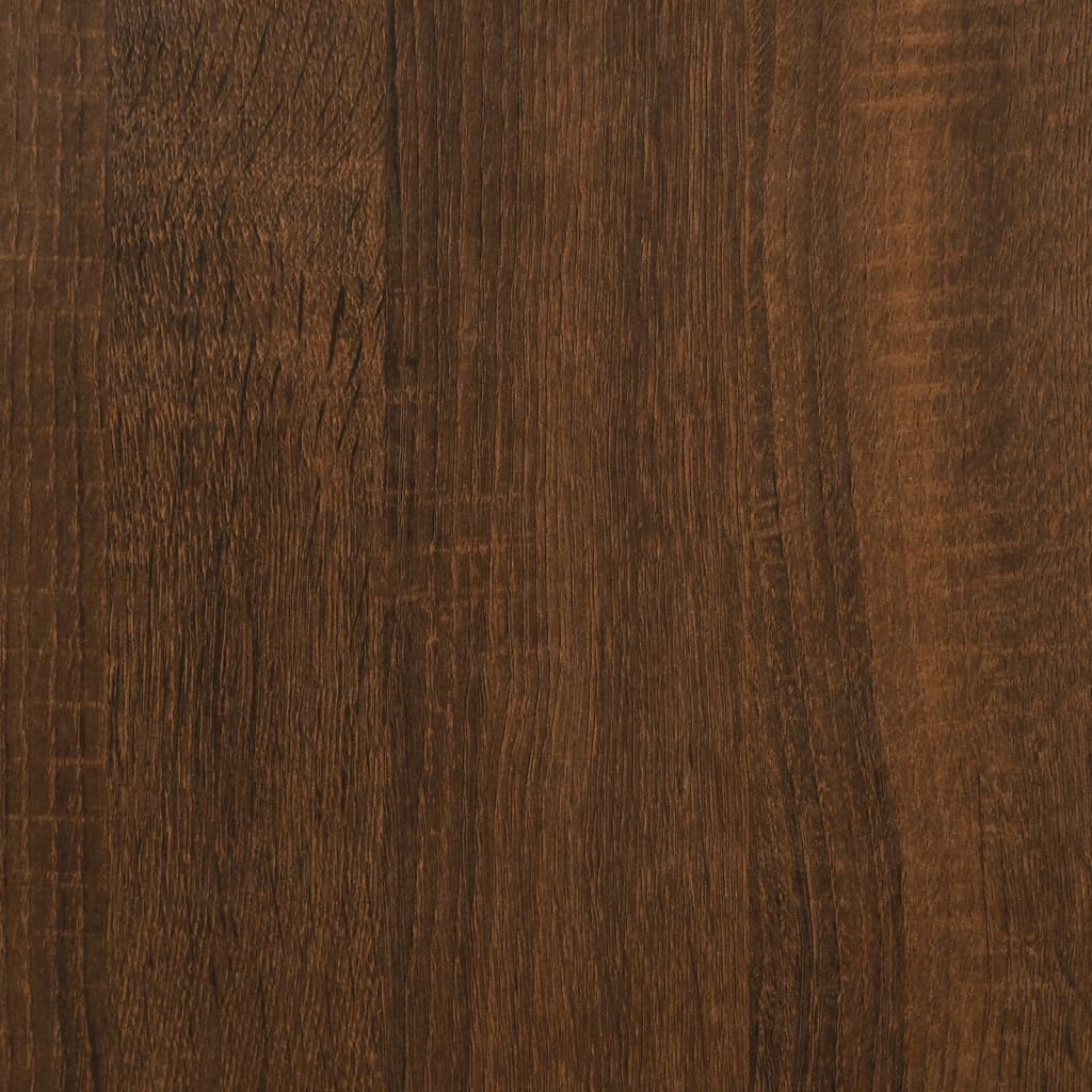 Sieninės lentynos, 4vnt., rudos ąžuolo, 40x10x1,5cm, mediena