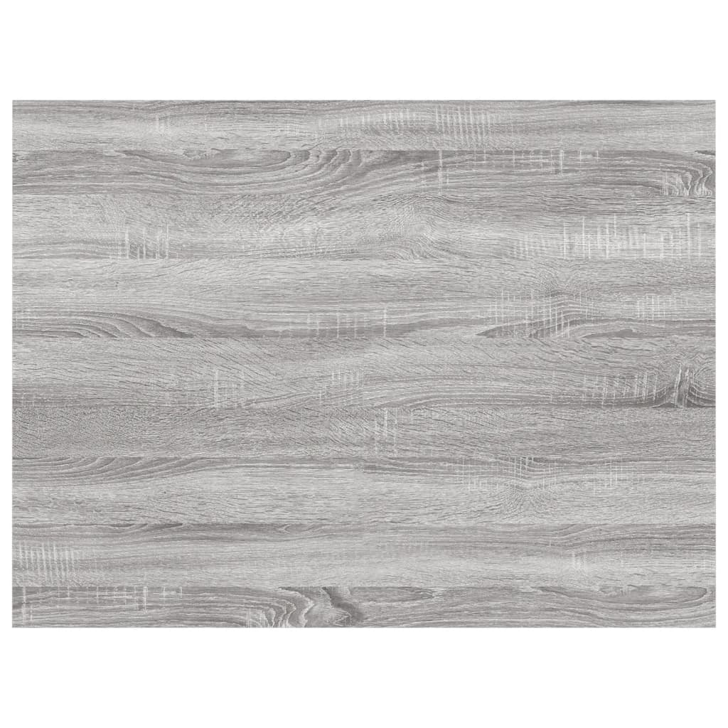 Sieninės lentynos, 4vnt., pilkos ąžuolo, 40x30x1,5cm, mediena