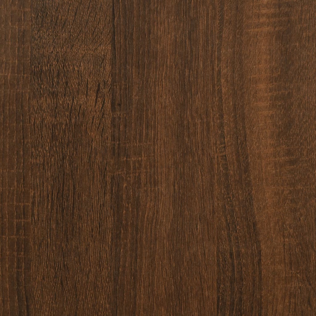 Sieninės lentynos, 4vnt., rudos ąžuolo, 60x10x1,5cm, mediena