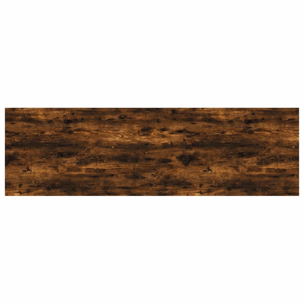 Sieninės lentynos, 4vnt., dūminio ąžuolo, 100x30x1,5cm, mediena