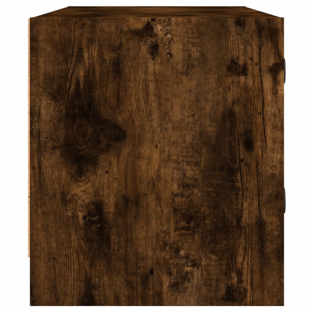 TV cabinet with glass doors, smoky, 102x37x42cm