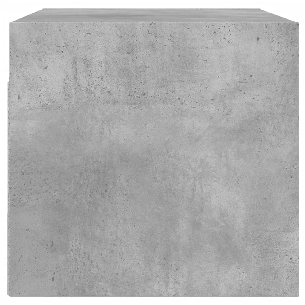 Sieninės spintelės su durelėmis, 2vnt., betono, 68,5x37x35cm