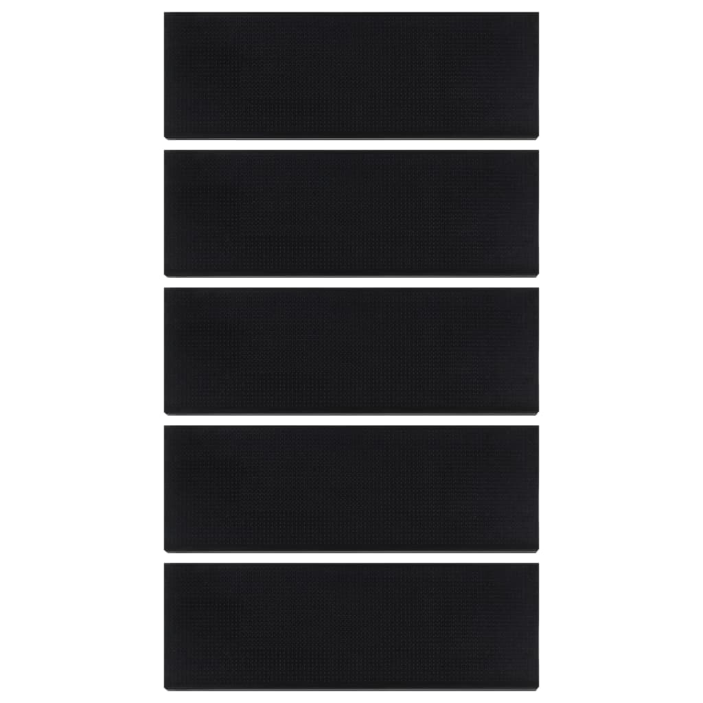 Stair treads, 5 pcs, 25x75cm, rubber