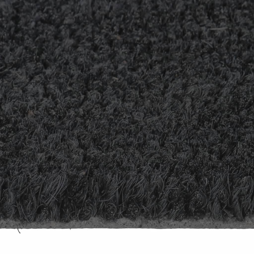 Durų kilimėlis, juodas, 65x100cm, kokoso pluoštas