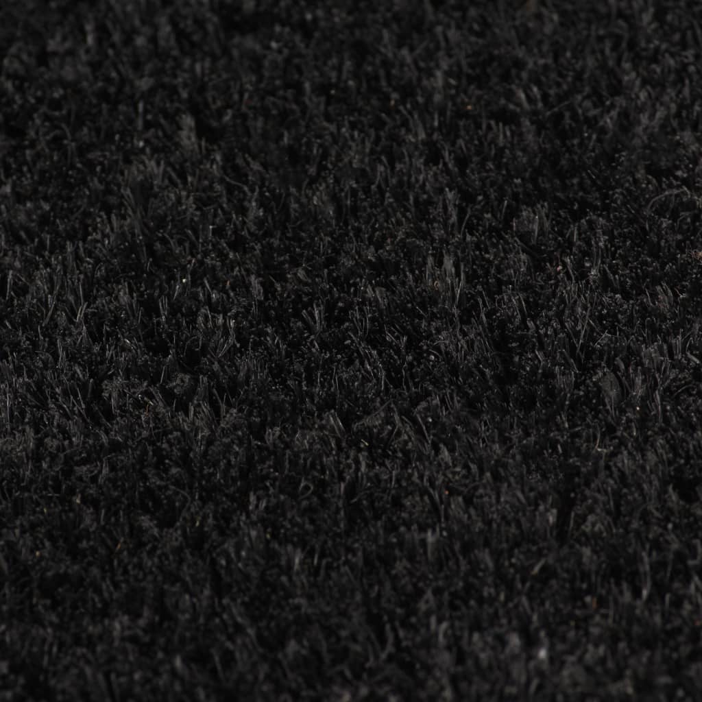 Durų kilimėlis, juodas, 80x100cm, kokoso pluoštas