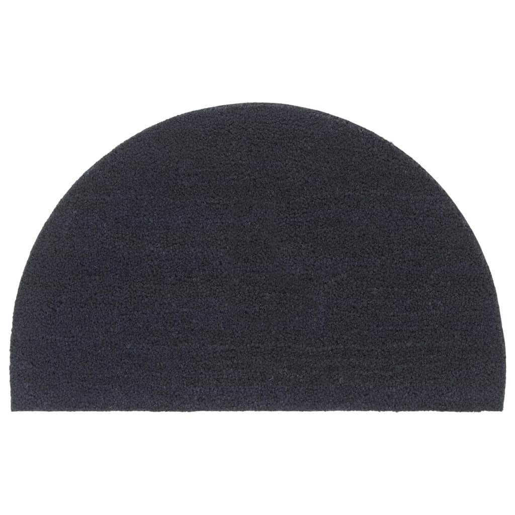 Doormat, dark grey, 50x80cm, coconut fibre