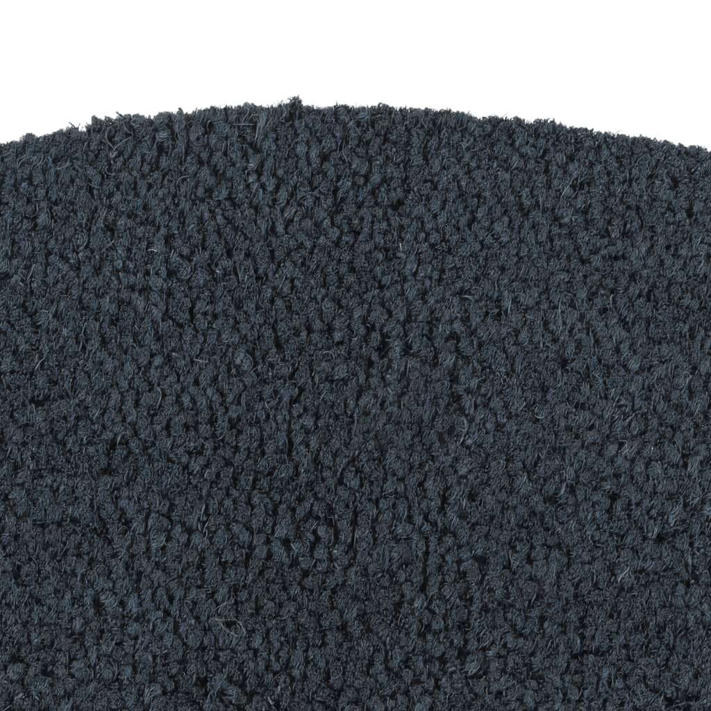 Doormat, dark grey, 50x80cm, coconut fibre