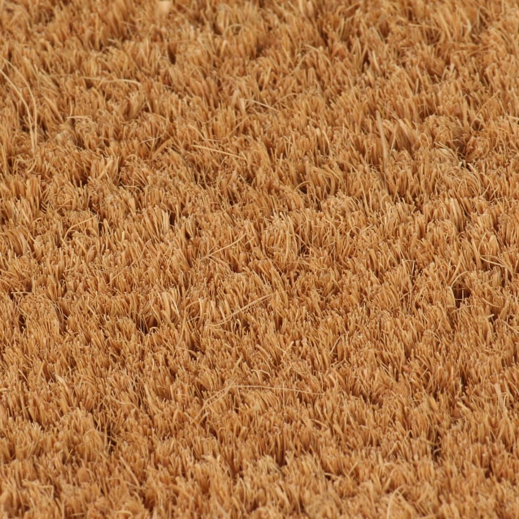 Durų kilimėlis, natūralus, 60x90cm, kuokštuotas kokoso pluoštas