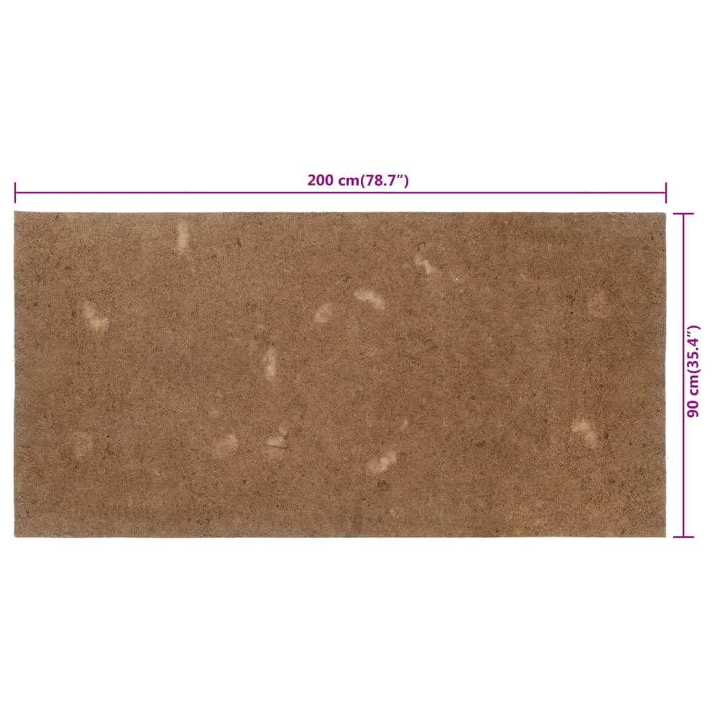 Mattress topper, 90x200cm, coir