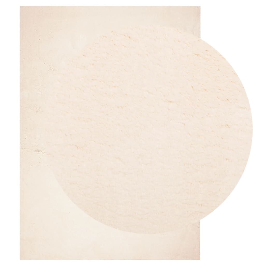 Rug HUARTE, sand, 120x170cm, short pile