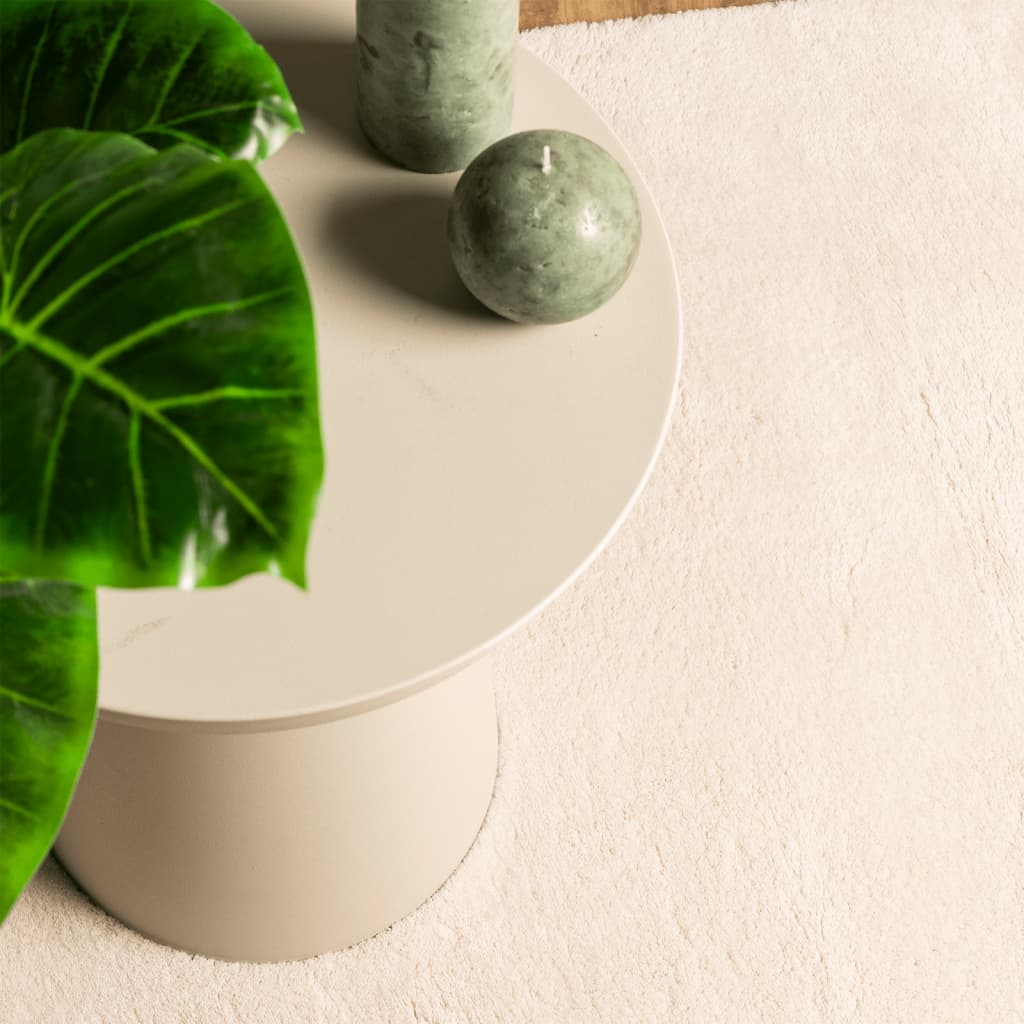 Rug HUARTE, sand, 120x170cm, short pile