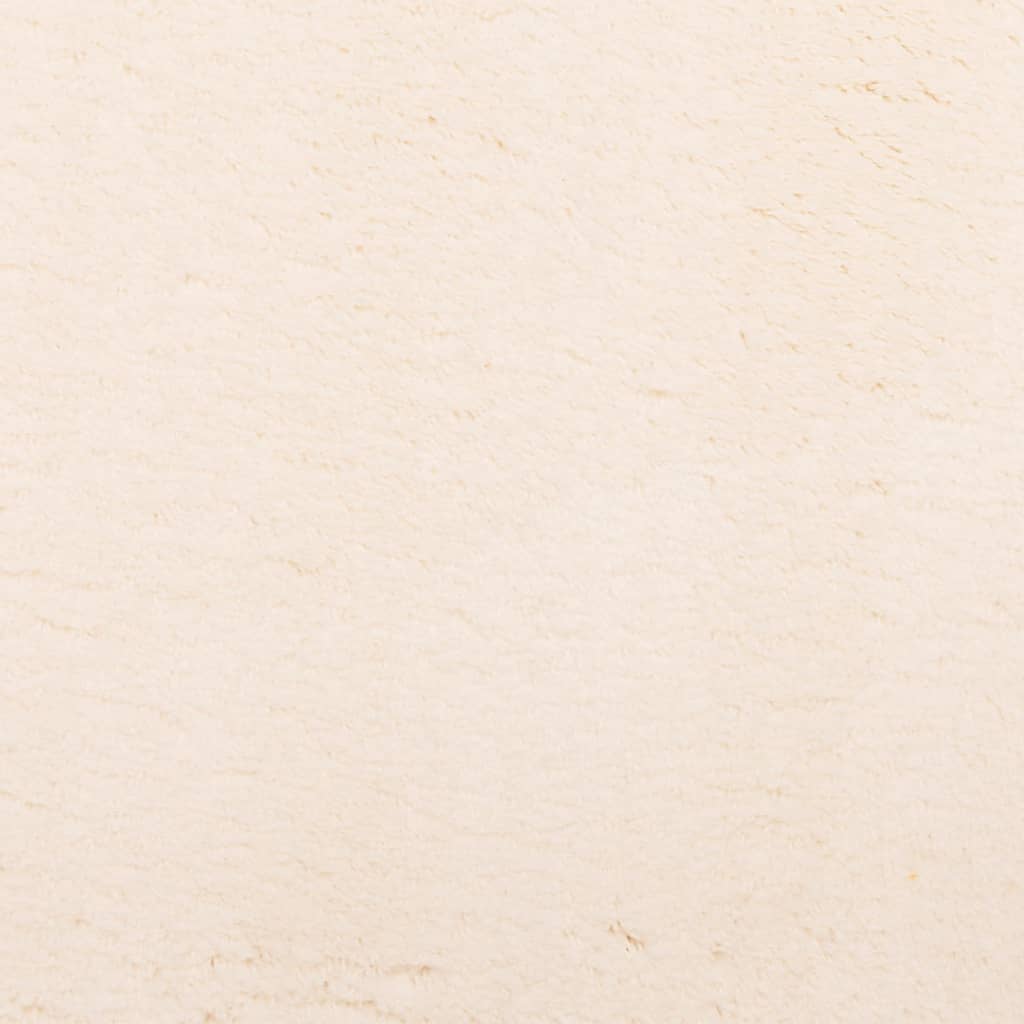 Rug HUARTE, sand, 140x200 cm, short pile