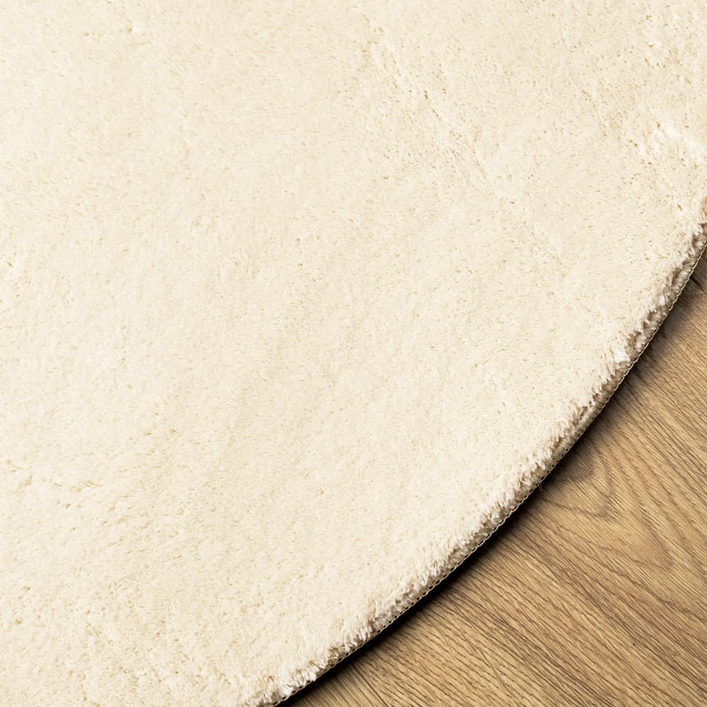 Paklājs HUARTE, krēmkrāsā, 120 cm, īsas šķiedras
