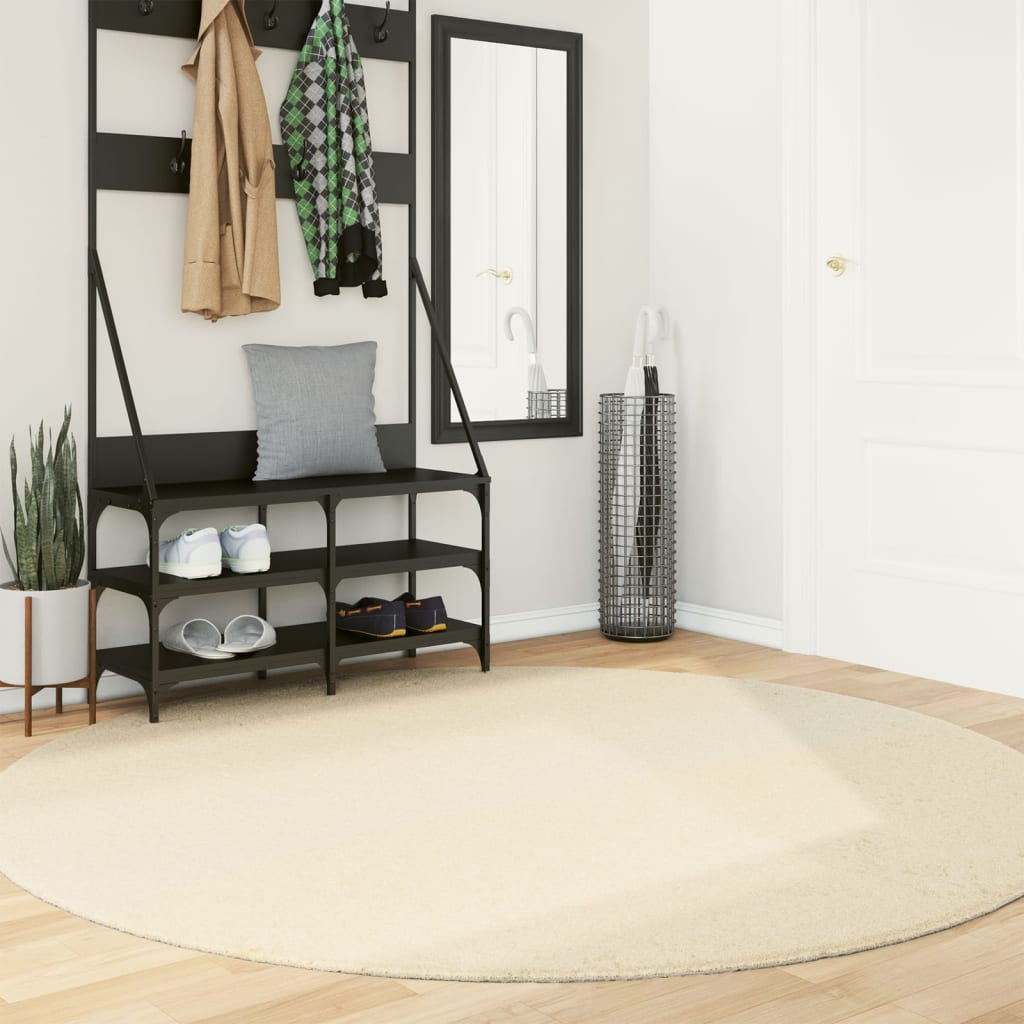 Carpet HUARTE, cream, 200cm, short pile
