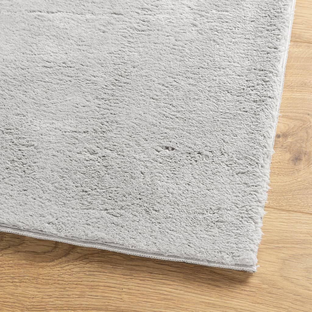 Carpet HUARTE, grey, 240x240cm, short pile