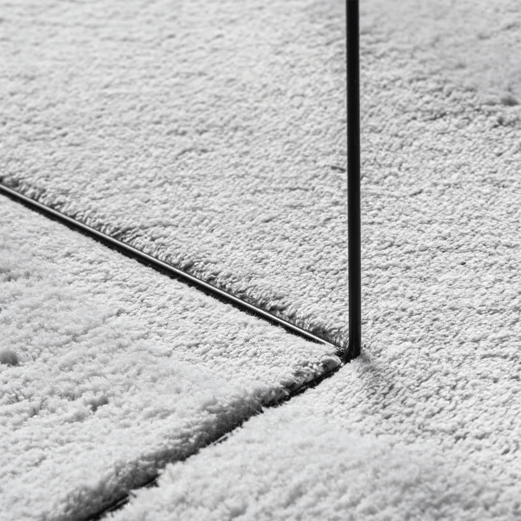 Paklājs HUARTE, pelēks, 240x340cm, īss plūksnojums