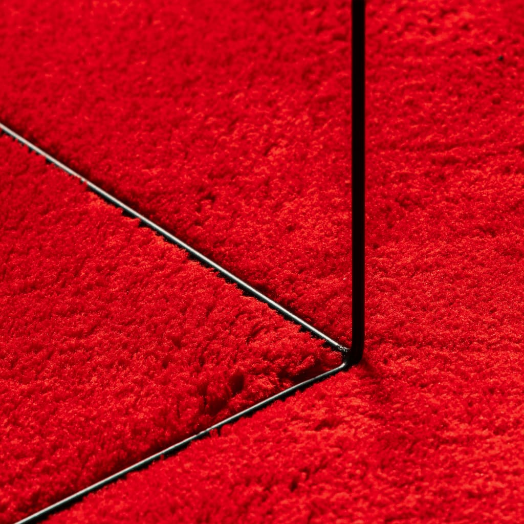 Kilimas HUARTE, raudonos spalvos, 80cm, trumpi šereliai