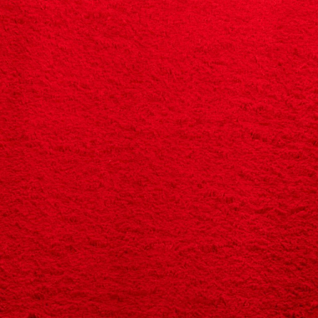 Kilimas HUARTE, raudonos spalvos, 200cm, trumpi šereliai