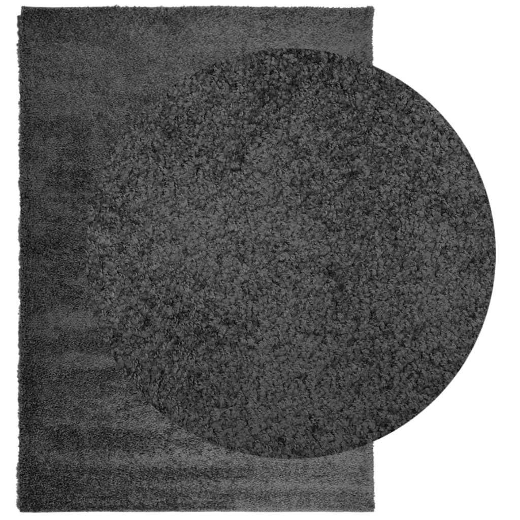Garo paklājs PAMPLONA, antracīta, 120x170cm, gara plūksna