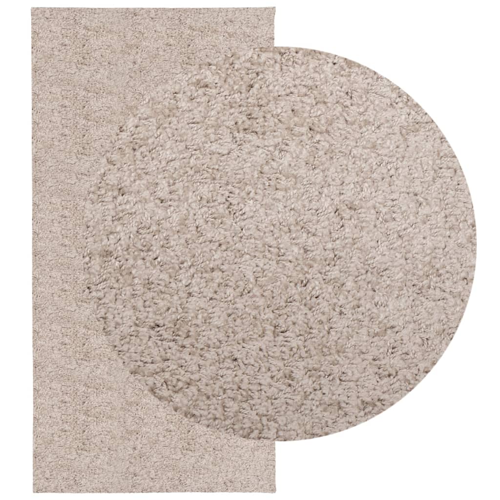 Shaggy tipo kilimas, smėlio spalvos, 100x200cm, aukšti šereliai