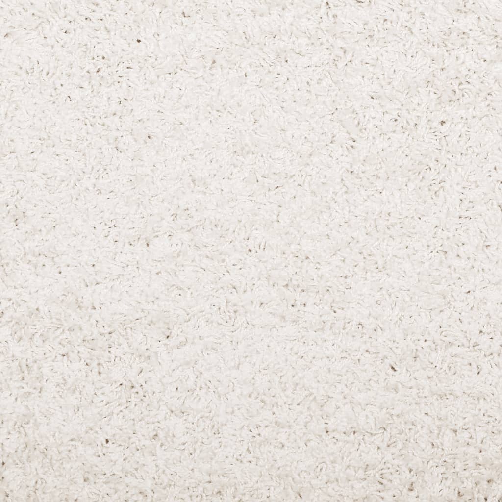 Shaggy tipo kilimas, kreminis, 120x170cm, aukšti šereliai