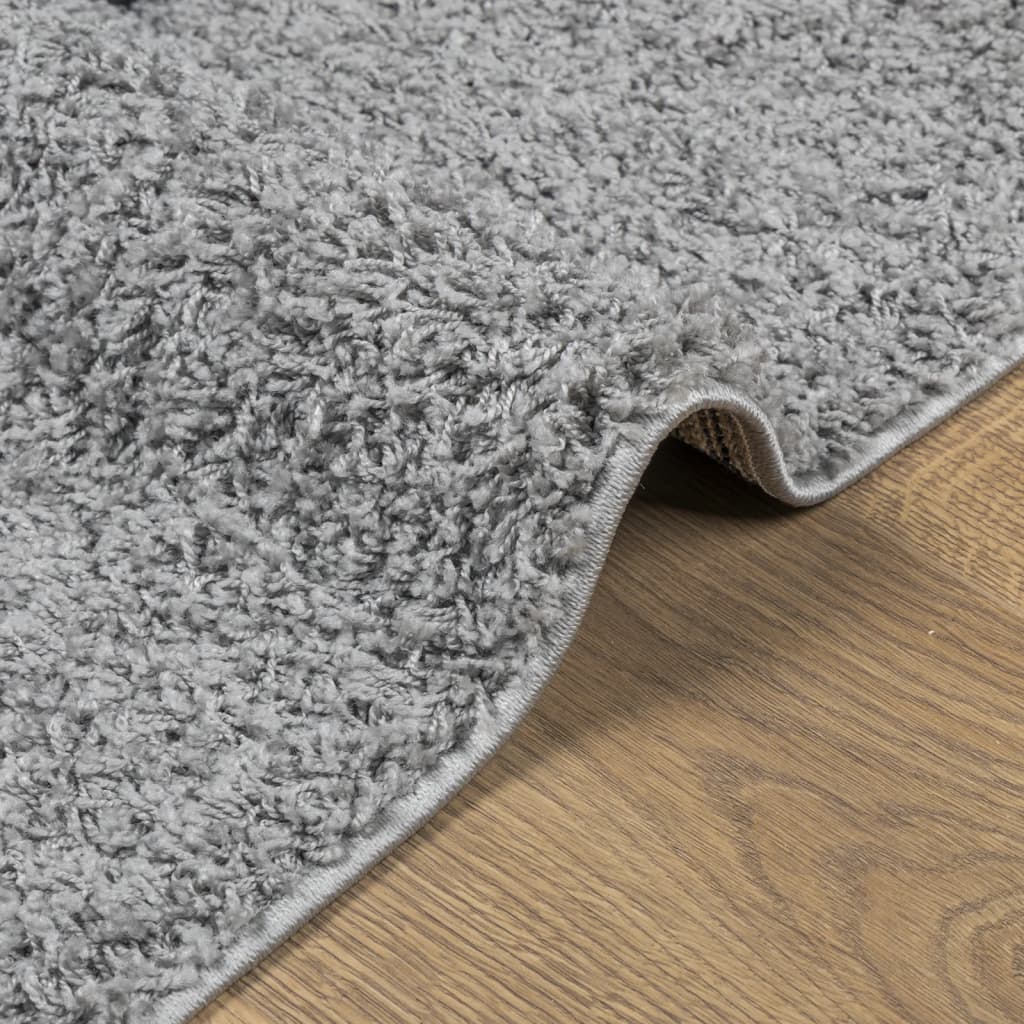 Shaggy kilimas PAMPLONA, pilkas, 80x250cm, aukšti šereliai