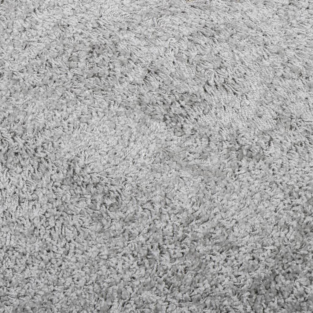 Shaggy tipo kilimas, pilkos spalvos, 80x250cm, aukšti šereliai