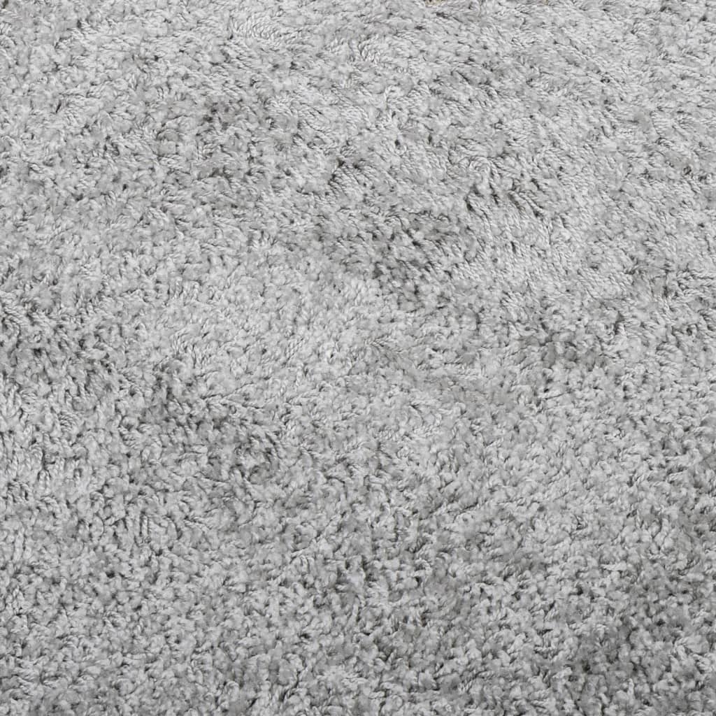 Shaggy kilimas PAMPLONA, pilkas, 80x250cm, aukšti šereliai