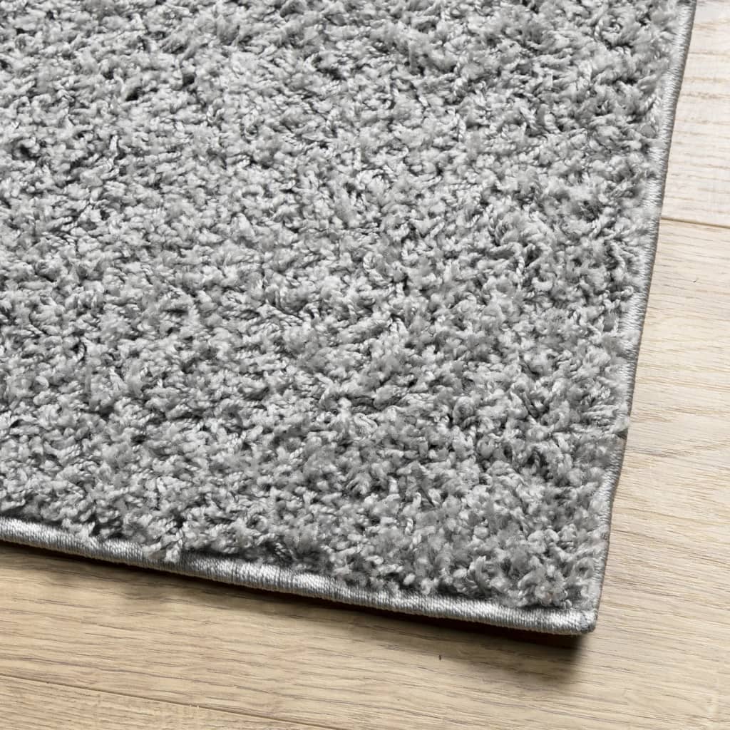 Shaggy kilimas PAMPLONA, pilkas, 160x230cm, aukšti šereliai