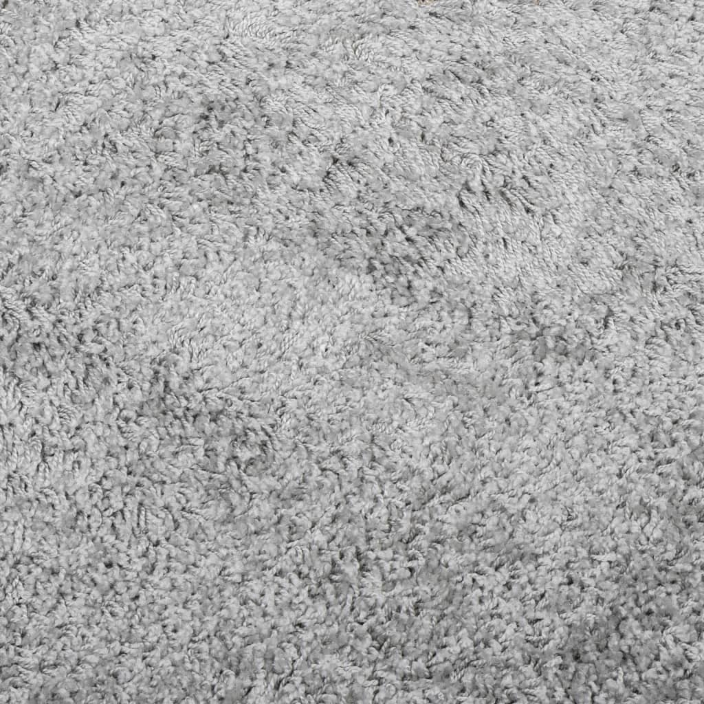 Shaggy kilimas PAMPLONA, pilkas, 160x230cm, aukšti šereliai