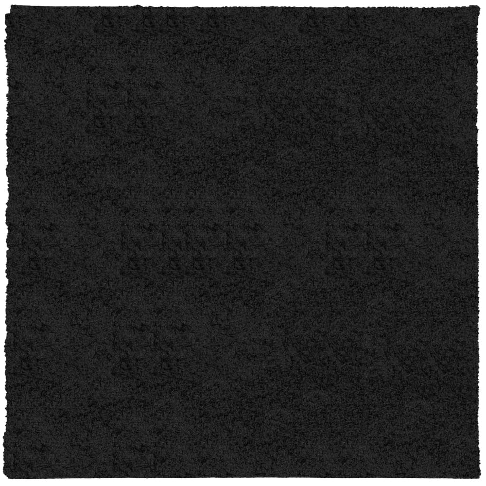 Shaggy tipo kilimas, juodos spalvos, 200x200cm, aukšti šereliai