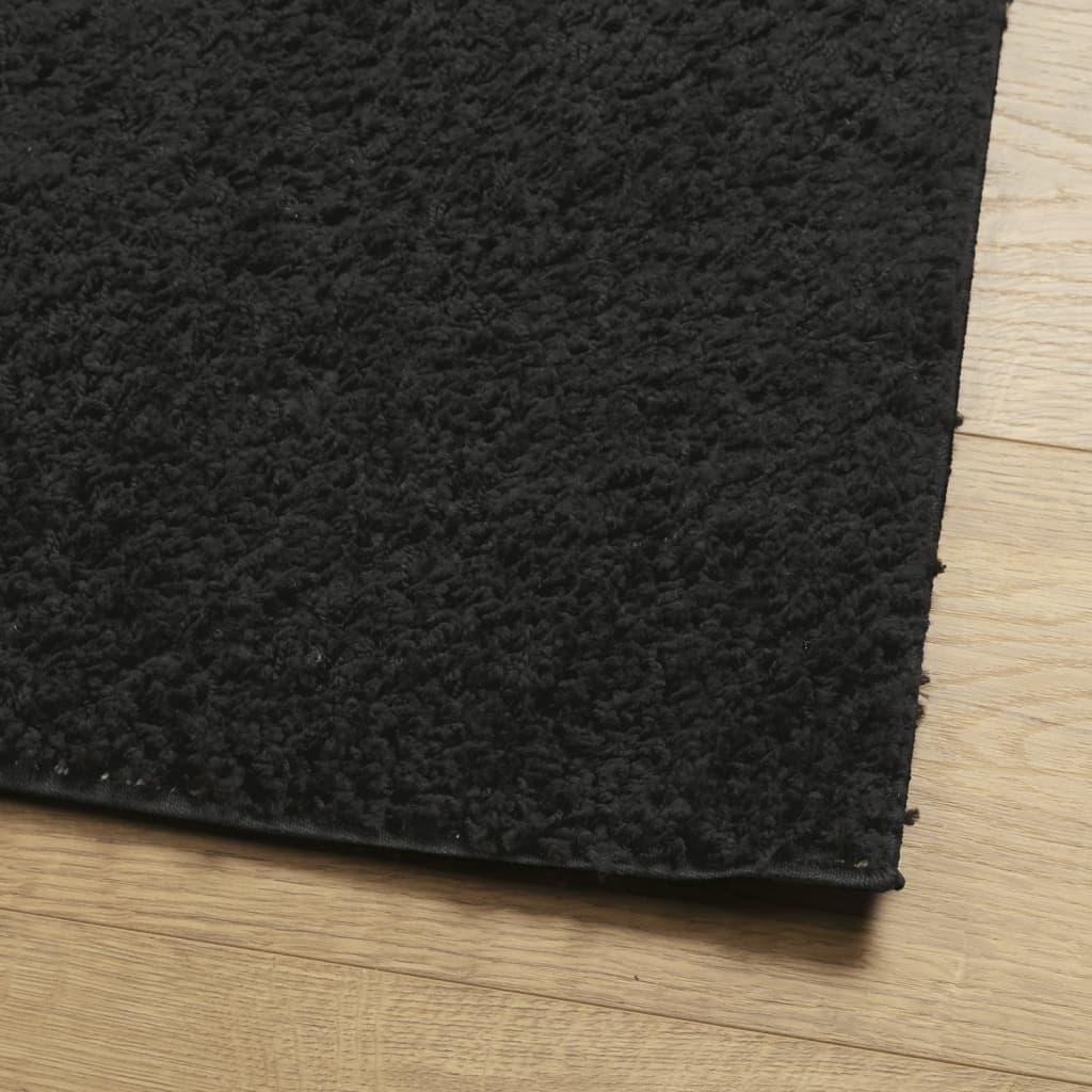 Shaggy tipo kilimas, juodos spalvos, 240x340cm, aukšti šereliai