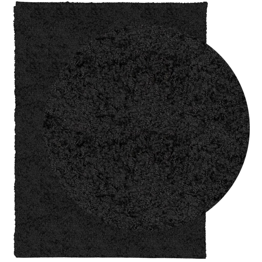 Shaggy tipo kilimas, juodos spalvos, 300x400cm, aukšti šereliai