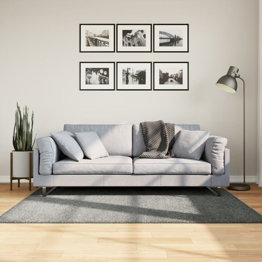 Shaggy tipo kilimas, žalios spalvos, 120x170cm, aukšti šereliai