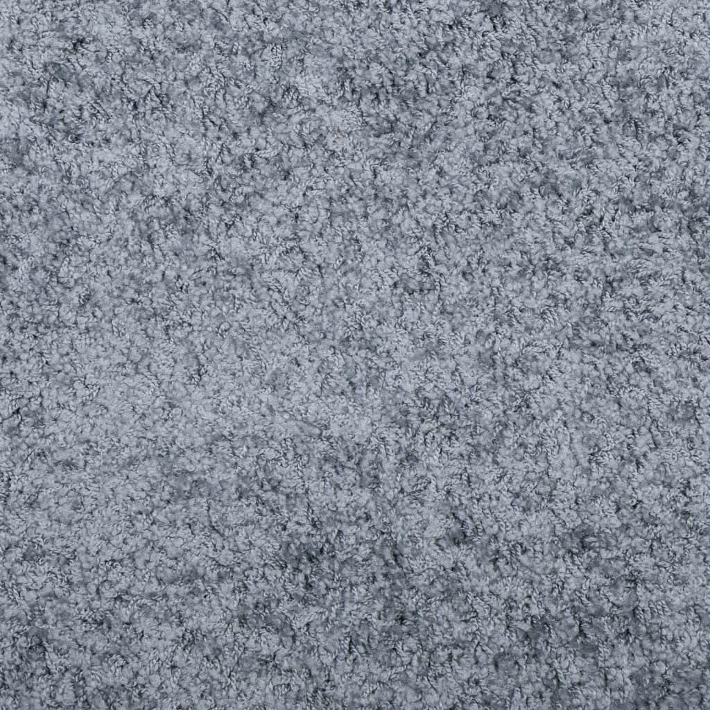 Šegijs paklājs PAMPLONA, zils, 200x280cm, augsta plūksna