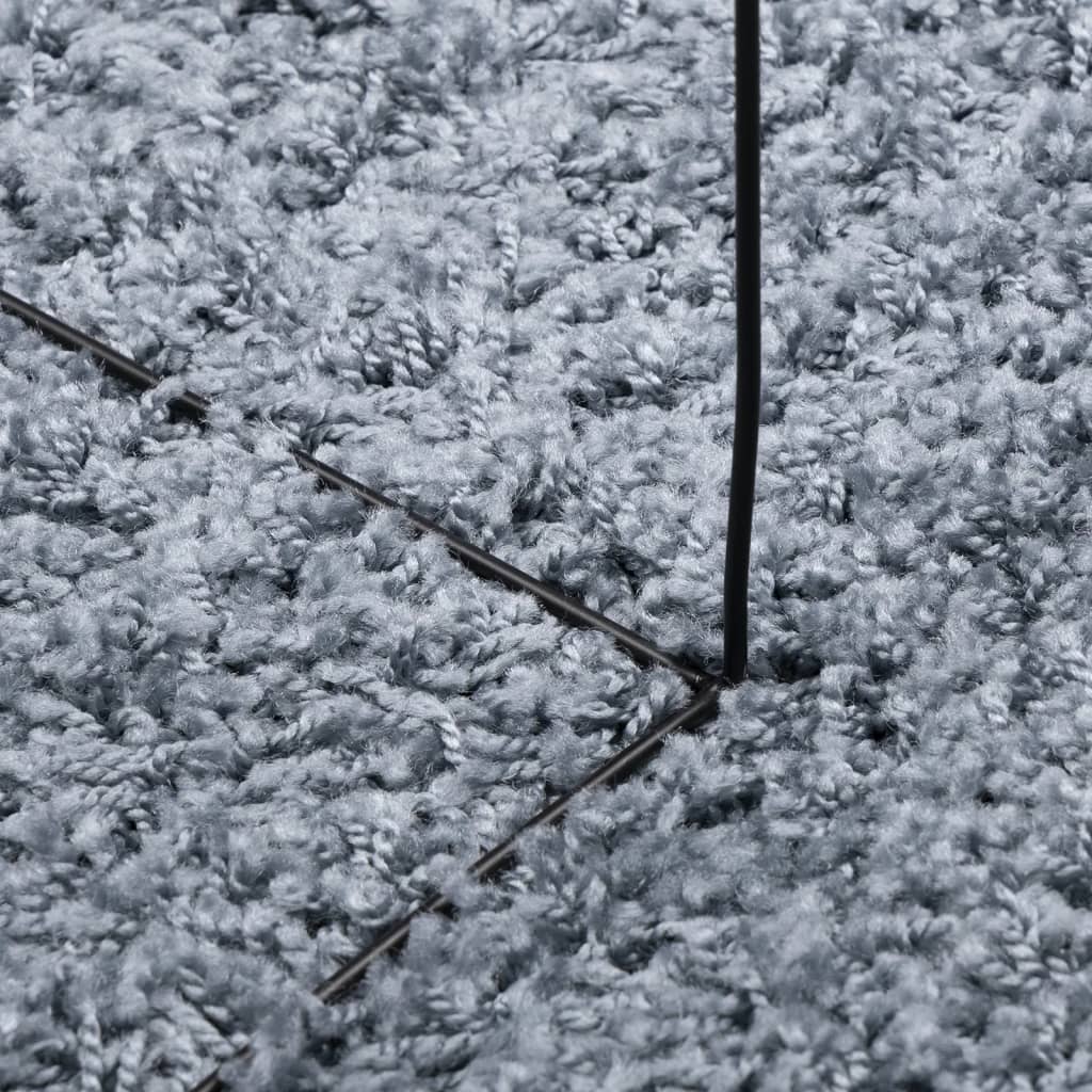 Shaggy tipo kilimas, mėlynos spalvos, 120cm, aukšti šereliai