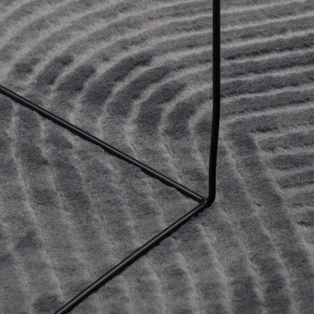 Kilimas IZA, antracito, 120x170cm, trumpi šereliai