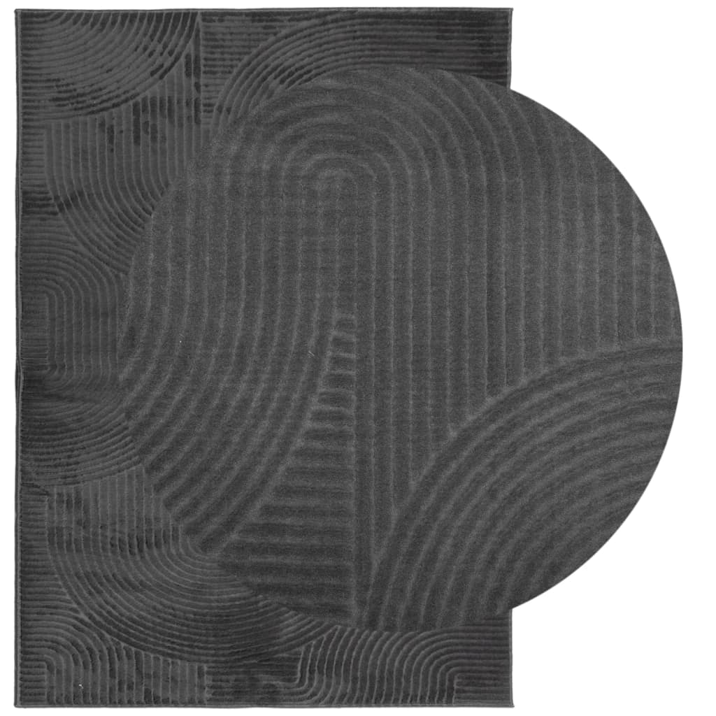 Paklājs IZA, antracīts, 240x340cm, īss plūksnojums