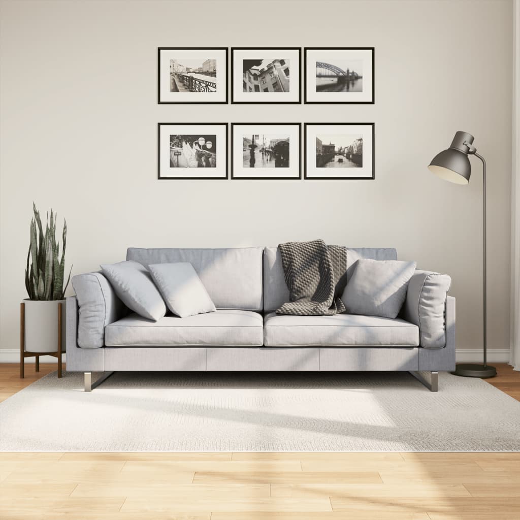 Paklājs IZA, krēmkrāsas, 140x200cm, īss plūksnojums
