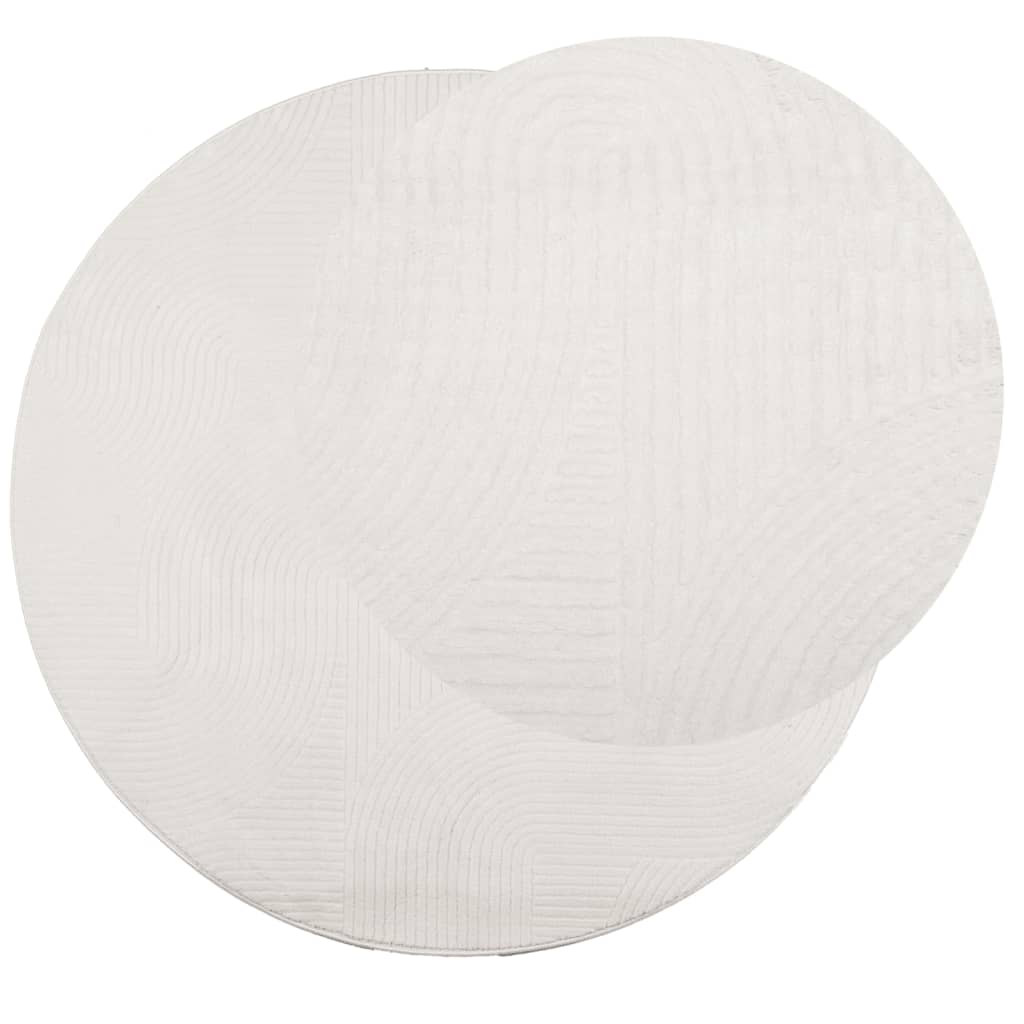 Paklājs IZA, krēmkrāsas, 120cm, īss plūksnojums