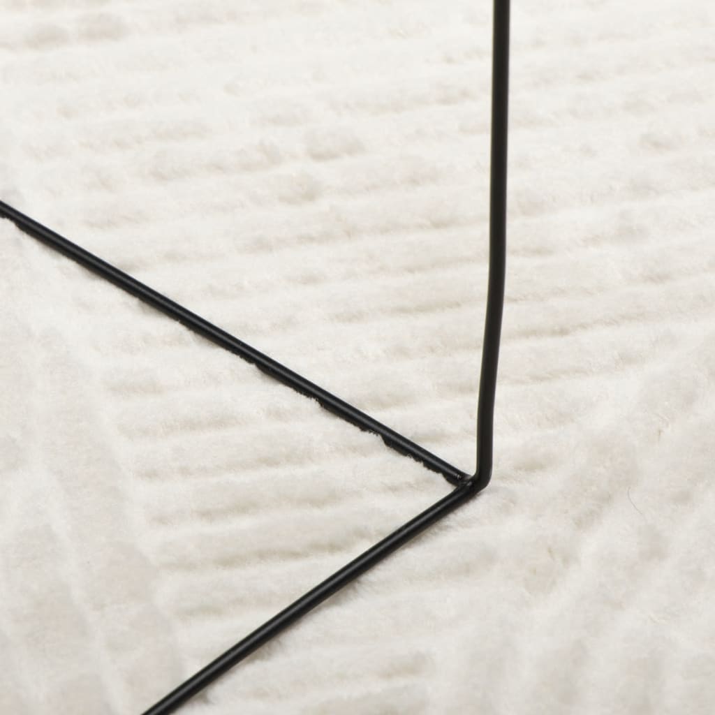 Paklājs IZA, krēmkrāsas, 120cm, īss plūksnojums