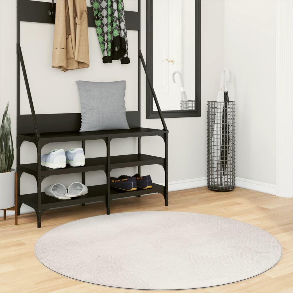 Paklājs IZA, krēmkrāsas, 120cm, īss plūksnojums
