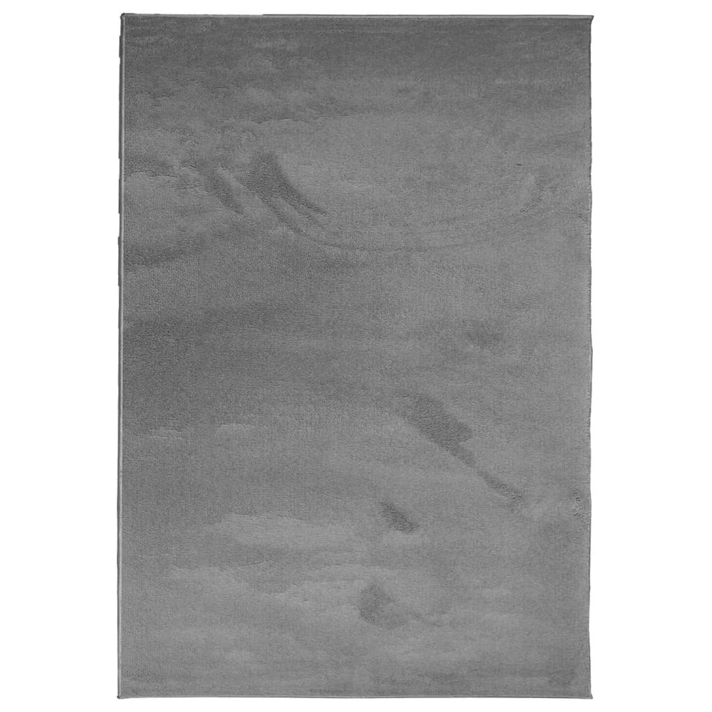 Kilimas OVIEDO, antracito spalvos, 120x170cm, trumpi šereliai