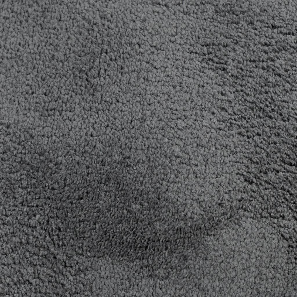 Kilimas OVIEDO, antracito spalvos, 120x170cm, trumpi šereliai
