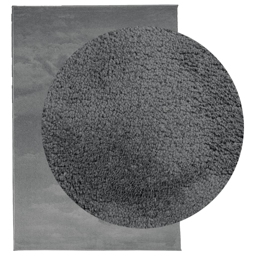 Rug OVIEDO, anthracite, 140x200cm, short pile