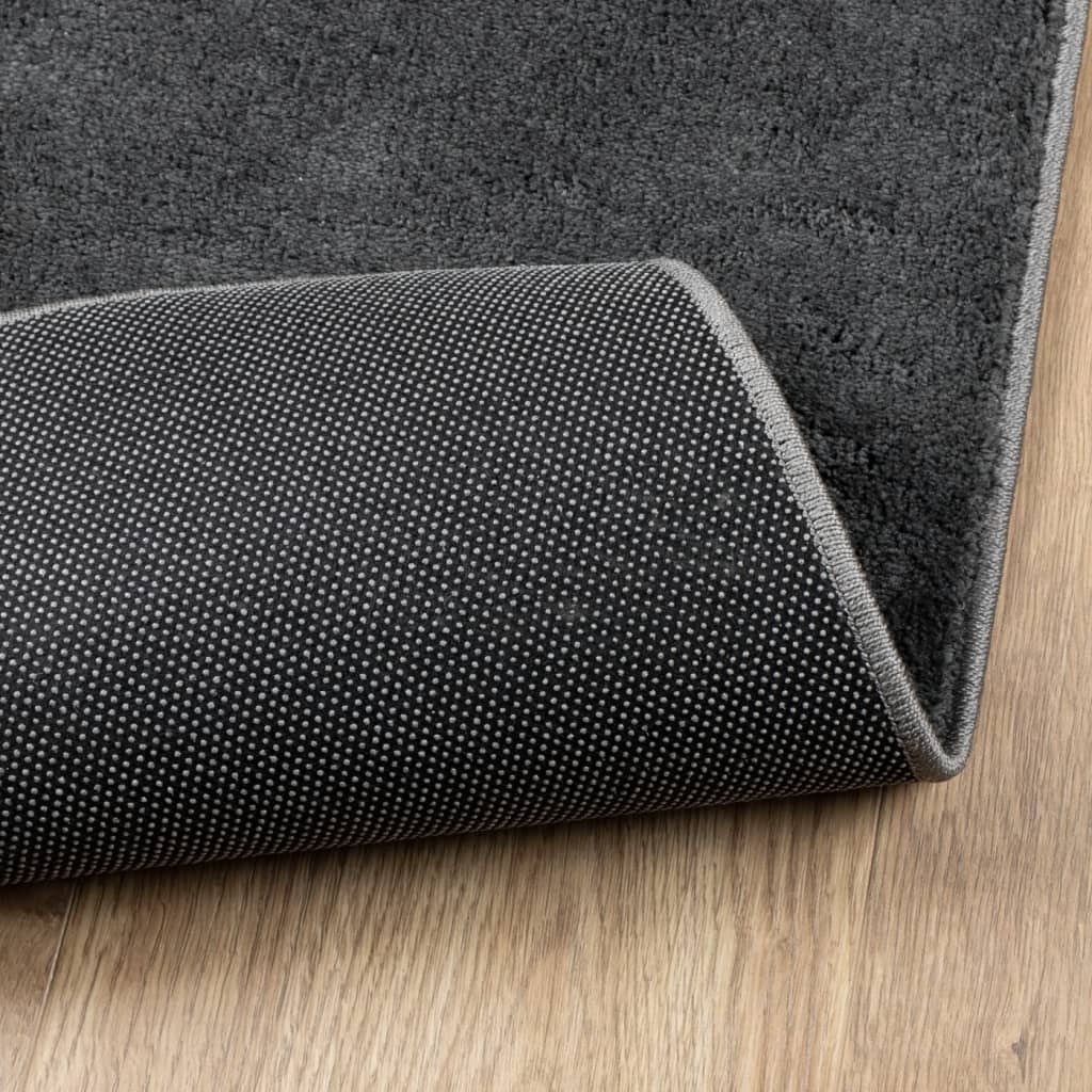 Rug OVIEDO, anthracite, 140x200cm, short pile