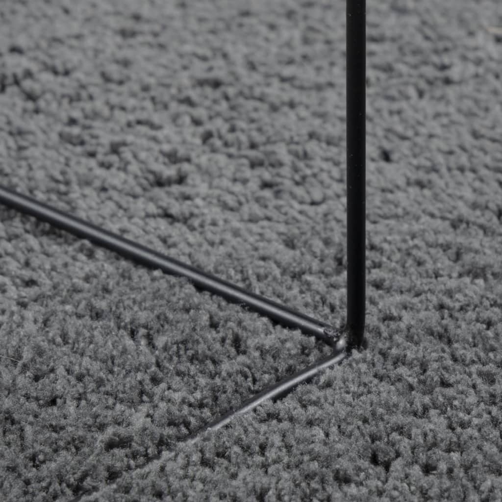 Rug OVIEDO, anthracite, 140x200cm, short pile
