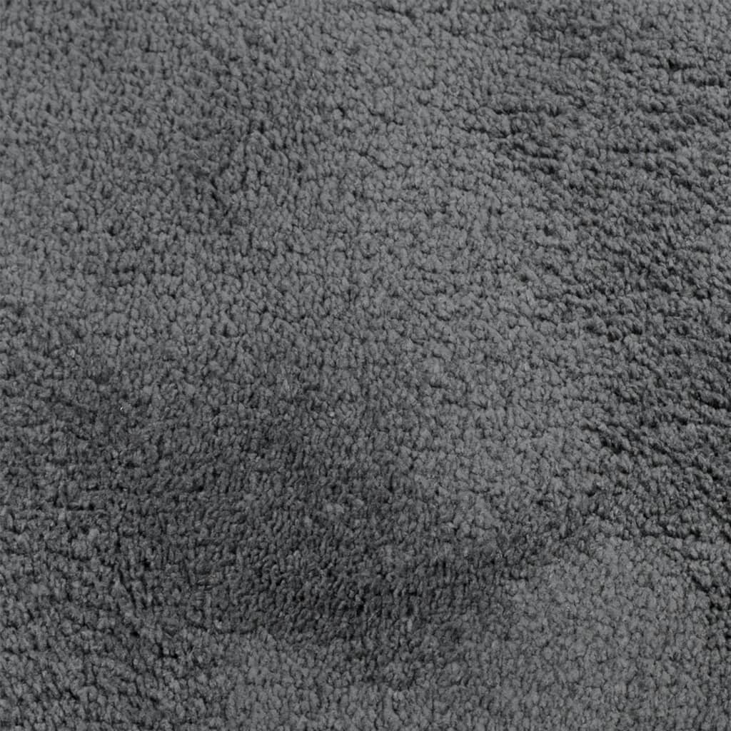 Kilimas OVIEDO, antracito spalvos, 240x340cm, trumpi šereliai