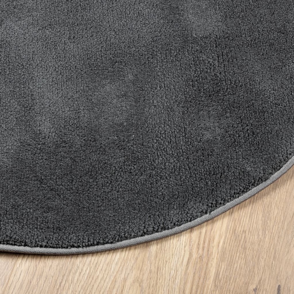 OVIEDO rug, anthracite, 160cm, short pile